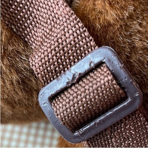 Vintage Dog Faux Fur‎ small backpack main image 7